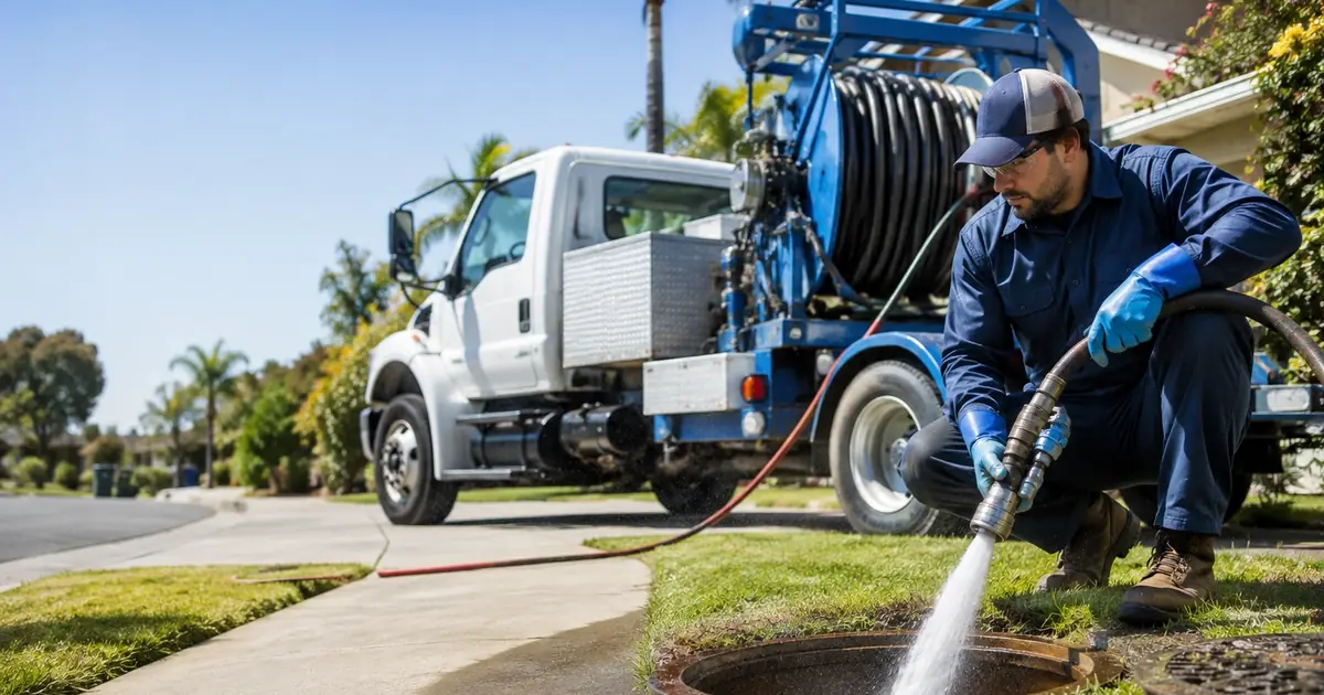 Hydro jet sewer cleaning Julian