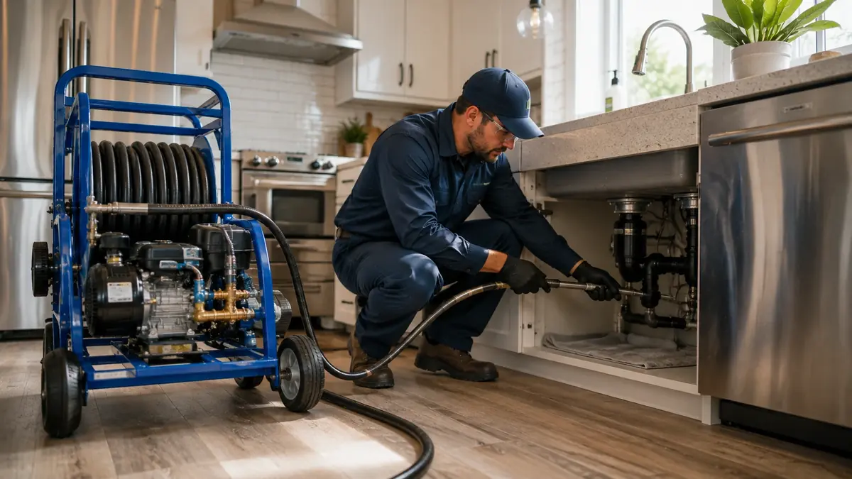 Kitchen Drain Hydro Jetting in Julian