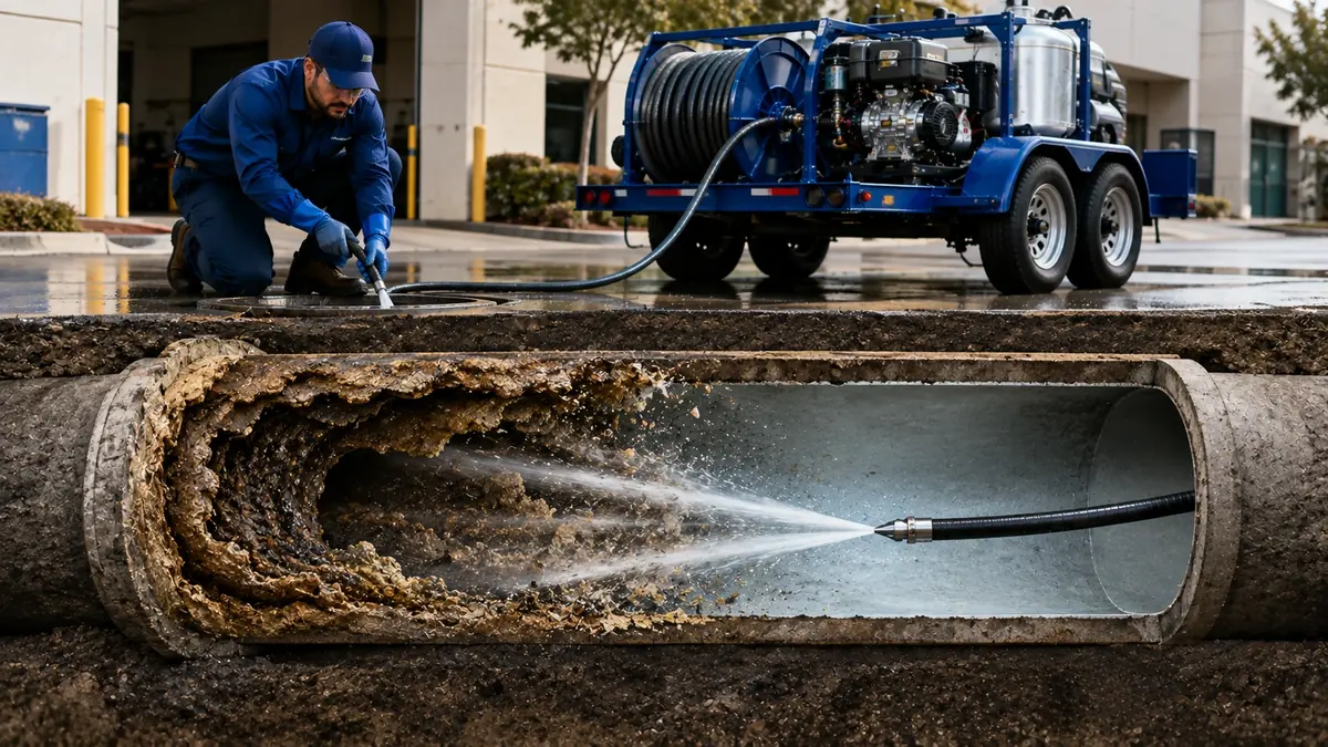 Sewer Pipe Descaling in Julian